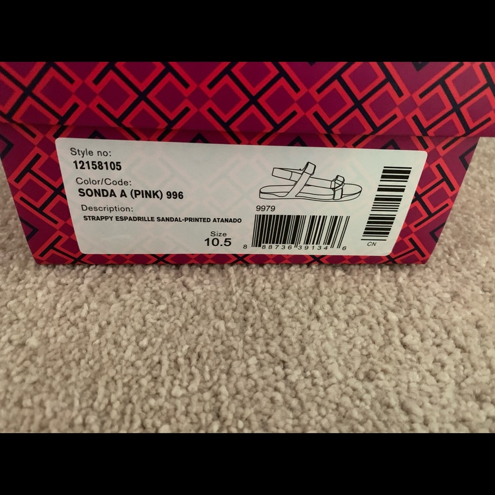 Tory Burch Strappy Print Espadrilles - Picture 6 of 6